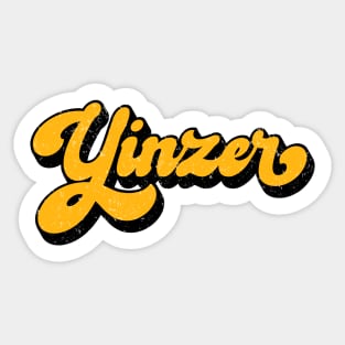 Yinzer Pittsburgh 412 Area Code Love Pgh Burgh Yinz Sticker